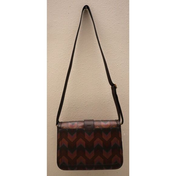Fossil ZB11089998 Harlow Multi Print Zoey Large Flap Crossbody Bag Purse - Picture 14 of 16